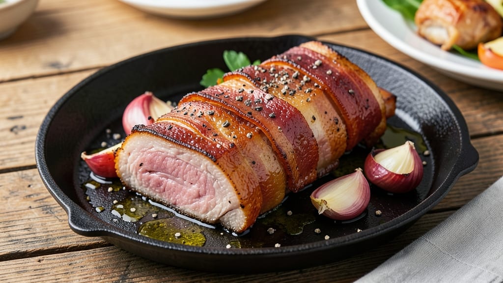 Bacon-Wrapped Pork Tenderloin Grill Recipe: Smoky Crispy Bark Meets Juicy Pink Hearts