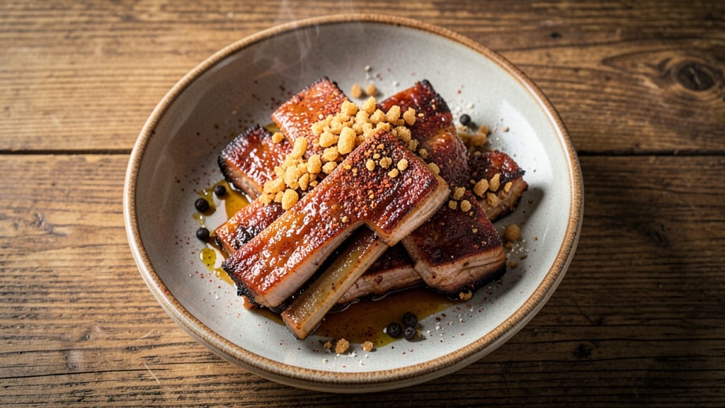 Pork Ribs Recipe Without BBQ Sauce: Dry-Rubbed Crispy Bark and Sweet Vinegar Glaze
