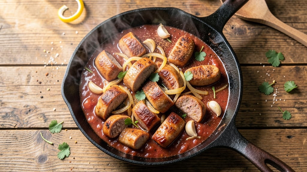 Beef and Pork Sausage Chili Recipe: Deep Smoky Flavor With Hearty Meat Mix