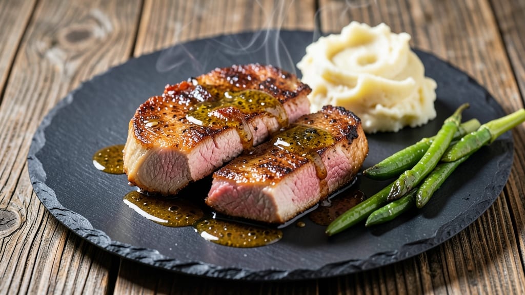Beer Brined Pork Chops Recipe: Juicy Pink Hearts With Crispy Sear