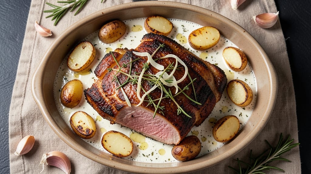 Baked Pork And Potatoes Recipe: Crispy Top, Creamy Mashed Magic