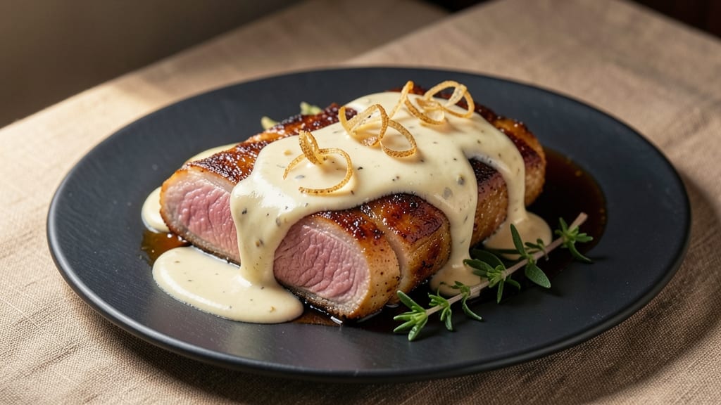 Pork Tenderloin Cream Sauce Recipe: Velvety Garlic-Herb Richness in One Pan