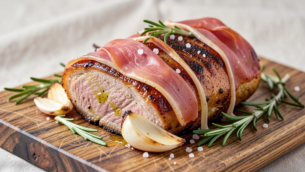 Carrabba's Prosciutto-Wrapped Pork Tenderloin Recipe: Italian-Inspired Elegance in One Pan