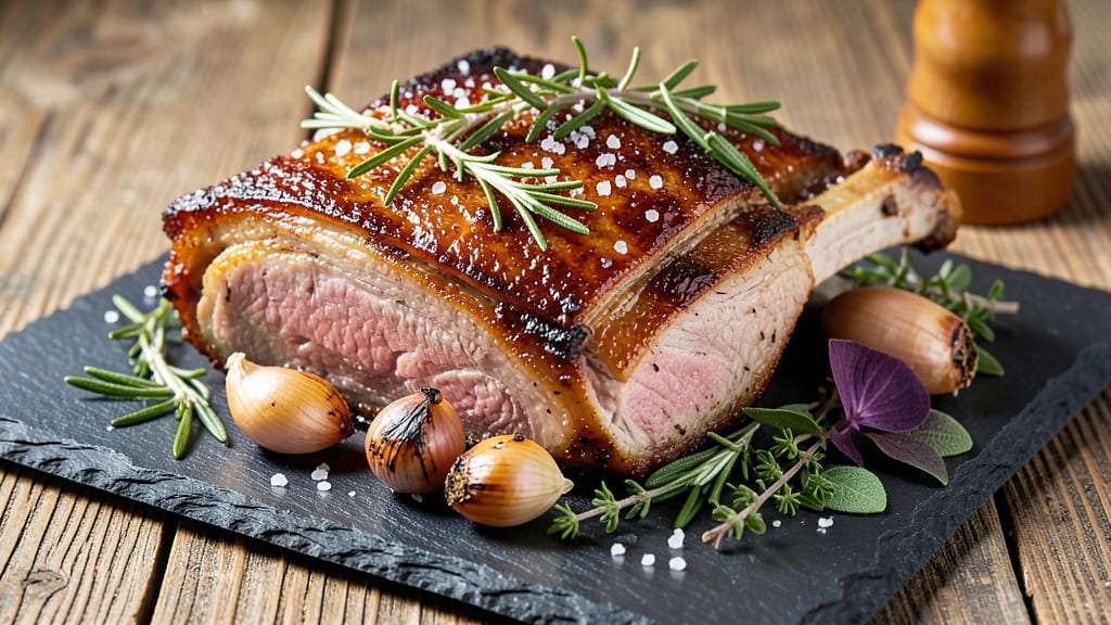 Bone-In Pork Rib End Roast Recipe: Herb-Crusted Roast With Juicy Pink Centers