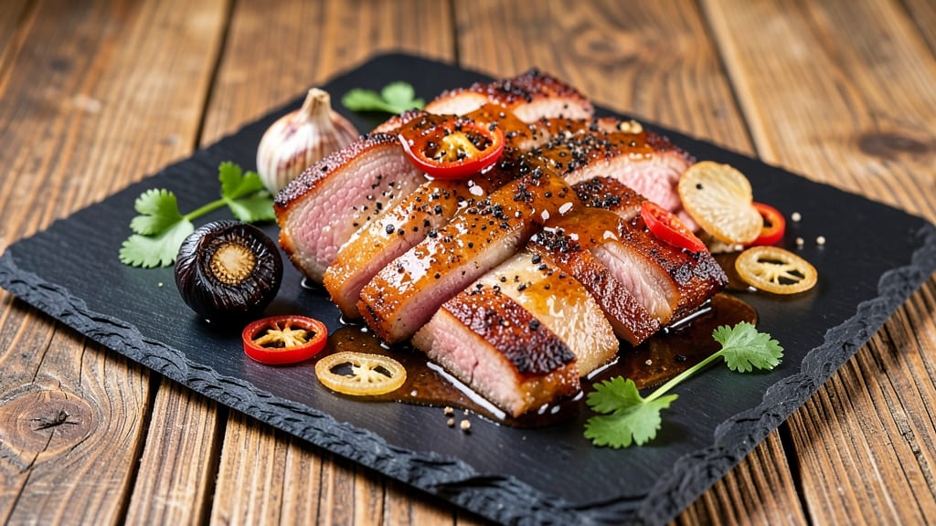 Barbecue Pork Belly Slices Recipe: Crispy Bark and Juicy Pink Centers Locked in One Pan