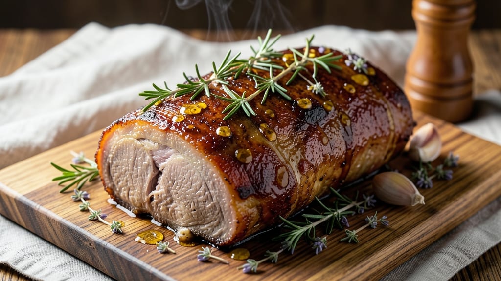 Bone-In Pork Loin Roast Crock Pot Recipe: Herb-Infused Bark and Juicy Pink Centers
