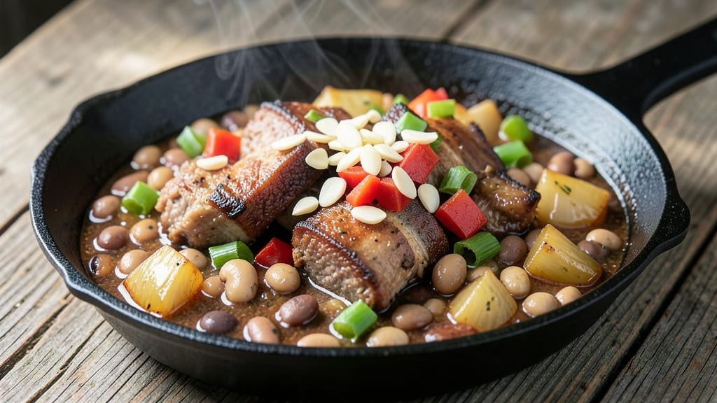 Bush's Best Pork and Beans Recipe: Slow-Cooked Smoky Depth With Celery Crown Crunch