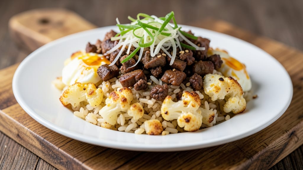 Cauliflower Pork Fried Rice Recipe: Wok-Fried Crunch and Savory Umami