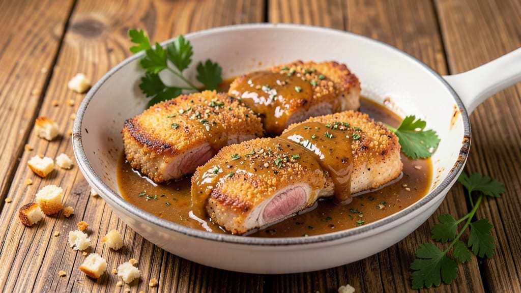Breaded Pork Chop Gravy Recipe: Crispy Crust and Rich Onion Sauce