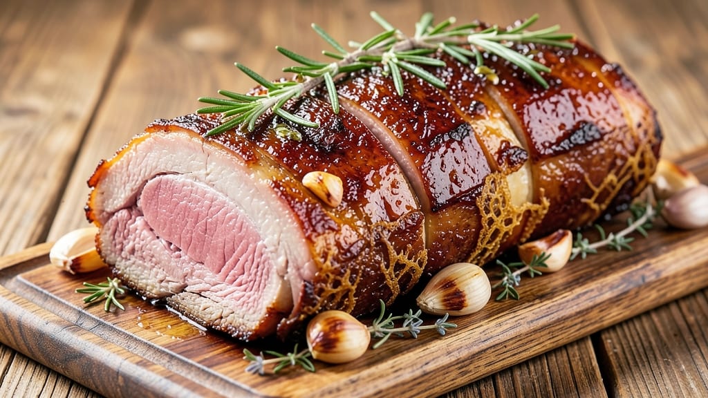Bone-In Pork Picnic Roast Recipe: Clockwork Reverse Sear for Juicy Pink Centers