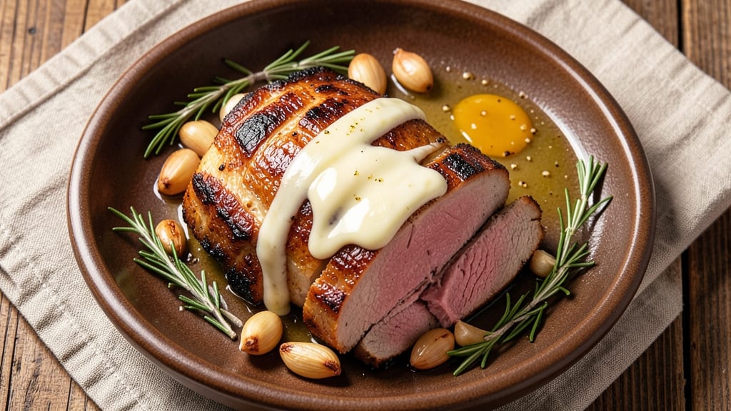Pork Loin With Fat Cap Recipe: Juicy Pink Hearts From Pan-Sear Crispness