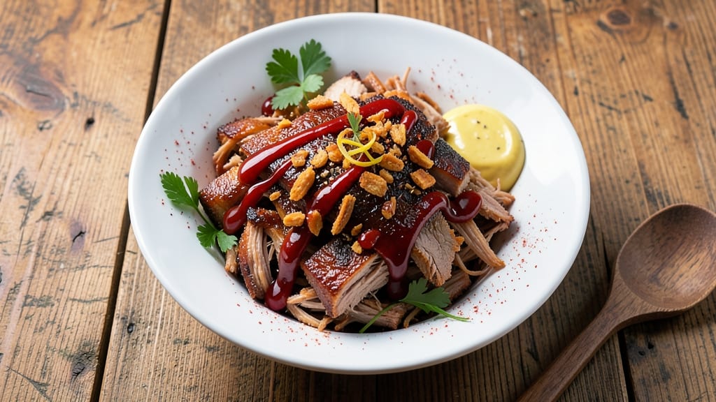 Carolina-Style Pulled Pork Crock Pot Recipe: Sweet Vinegar Glaze Locks in Smoky Depth