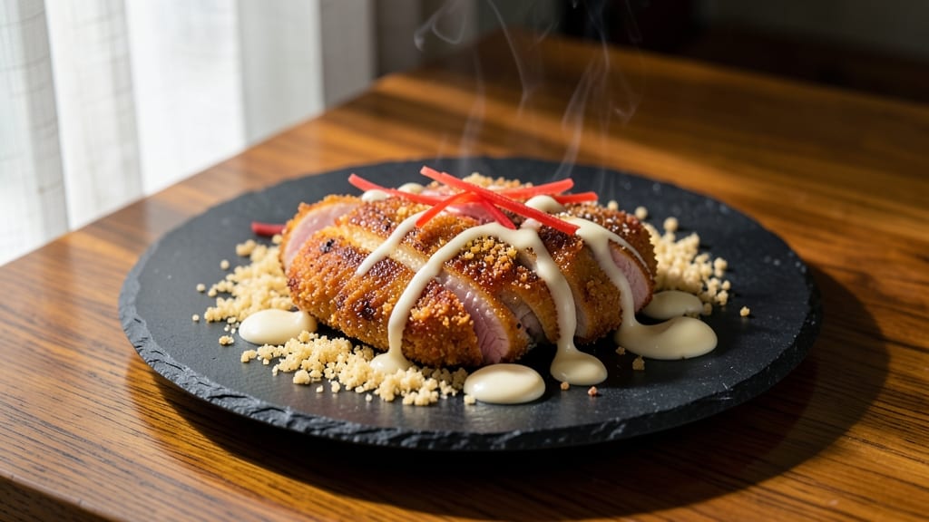 Baked Pork Tonkatsu Recipe: Crispy Gold Crust With Juicy Pink Inside