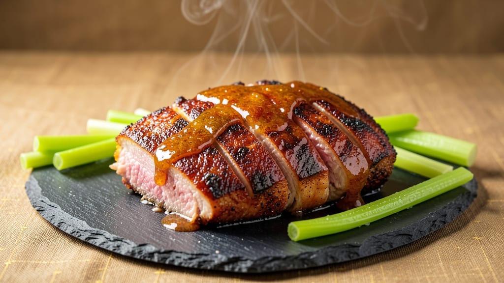 Best Damn Air Fryer Pork Tenderloin Recipe: Juicy Pink Hearts With Crispy Celery Crown