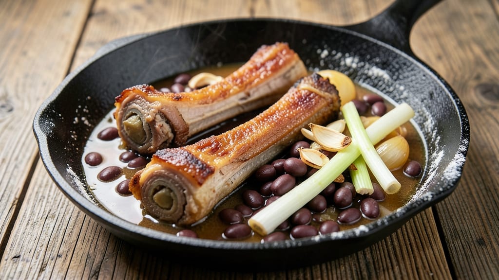 Pork Neck Bones and Beans Recipe: Smoky Depth and Celery Crown Crunch in One Pot