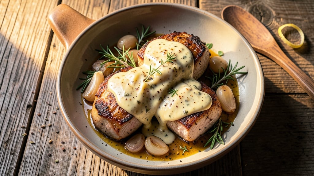 Butter Pork Chops Recipe: Garlic-Butter Sear With Juicy Pink Centers