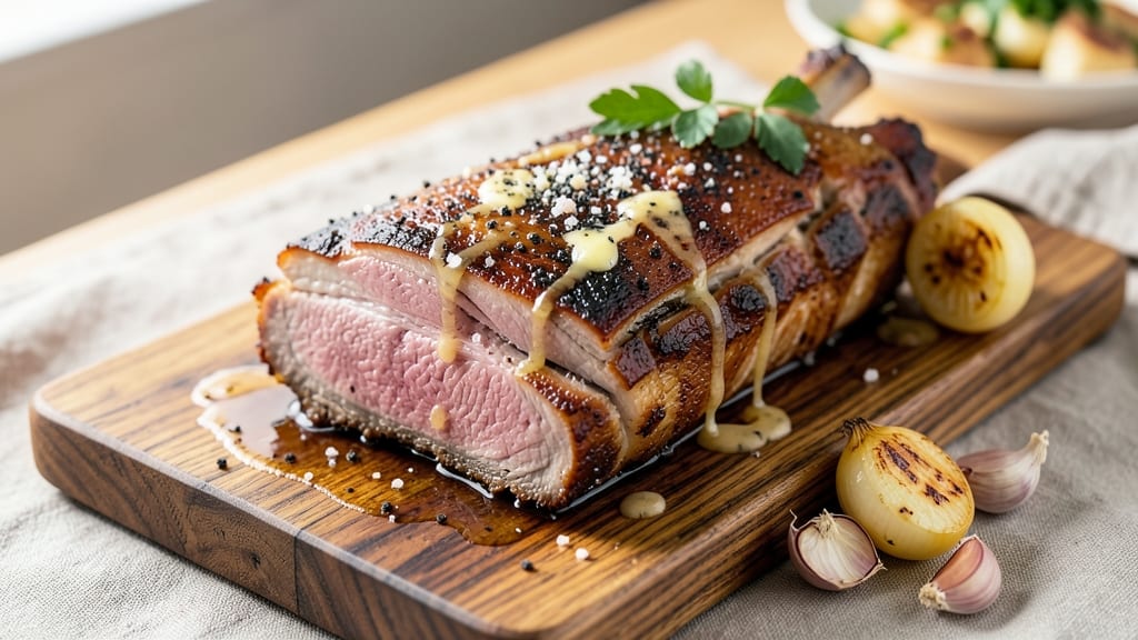 Bone-In Pork Rib Roast Recipe: Oven-Braised to Juicy, Caramelized Crust