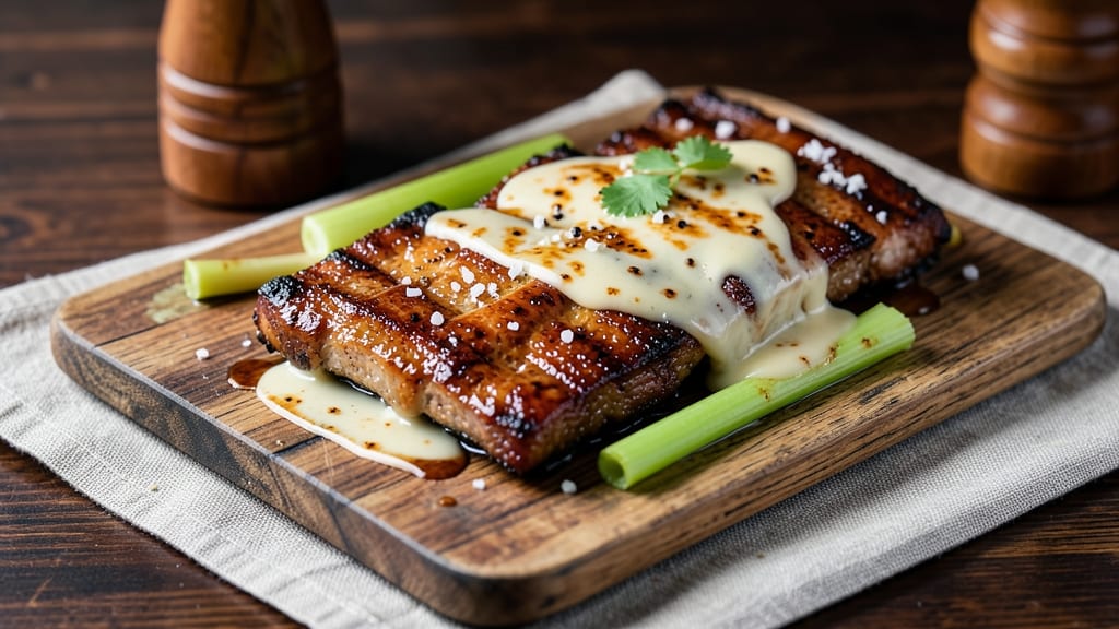 Chamorro BBQ Pork Ribs Recipe: Slow-Smoked Sweetness With Celery Crown Crunch