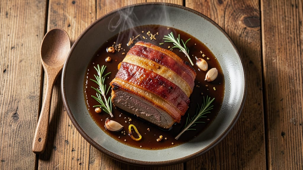Boneless Bacon-Wrapped Pork Eye of Round Recipe: Crispy Wraps, Juicy Pink Centers