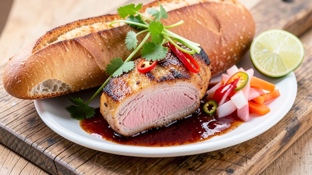 Banh Mi Pork Roll Recipe: Crispy Baguette Hugs Juicy Vietnamese Flavor