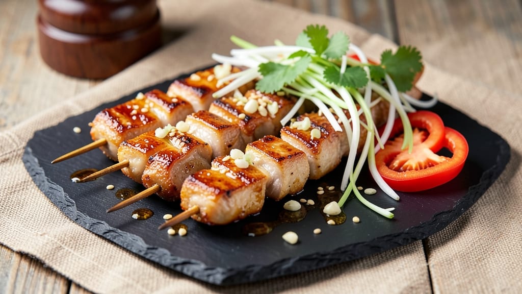 Asian Pork Skewers Recipe: Charred Edges and Sticky-Sweet Glaze Magic