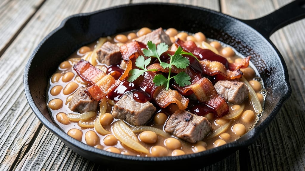 Baked Beans With Canned Pork and Beans Recipe: Smoky-Sweet One-Pot Simplicity