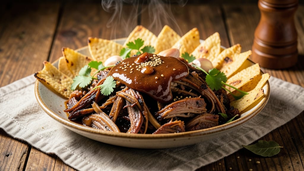 Barbacoa Pork Recipe Slow Cooker: Smoky Chipotle Shreds With Celery Crown Crunch