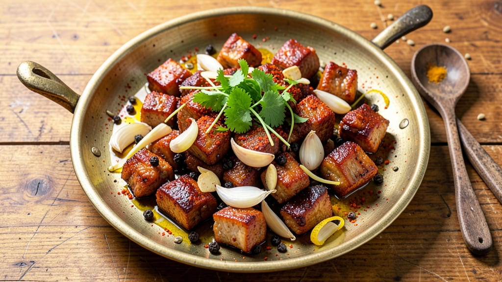 Assamese Pork Dry Fry Recipe: Spiced Crispy Bites with Tangy Twist