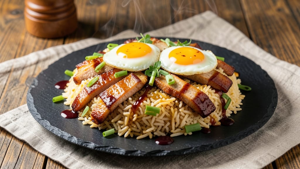 Char Siu Pork Fried Rice Recipe: Smoky-Sweet Shreds Over Wok-Heated Jasmine Grains