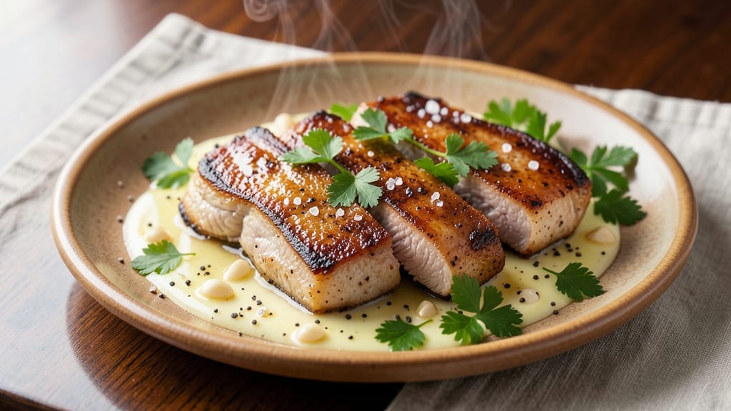 Buttered Pork Chops Recipe: Pan-Sear Crust With Juicy Pink Centers