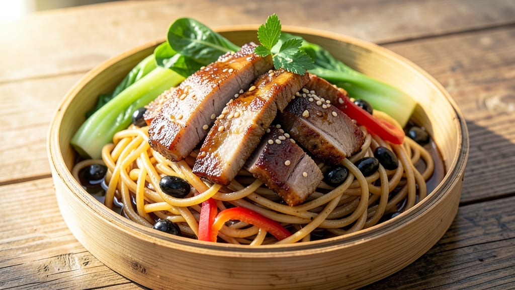 Authentic Chinese Pork Lo Mein Recipe: Wok-Heated Noodles With Silky Sauce