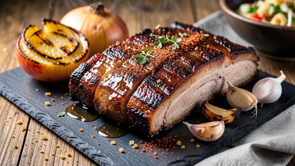 Barbecue Pork Rib Roast Recipe: Clockwork Sear Locks in Moist Pink Centers