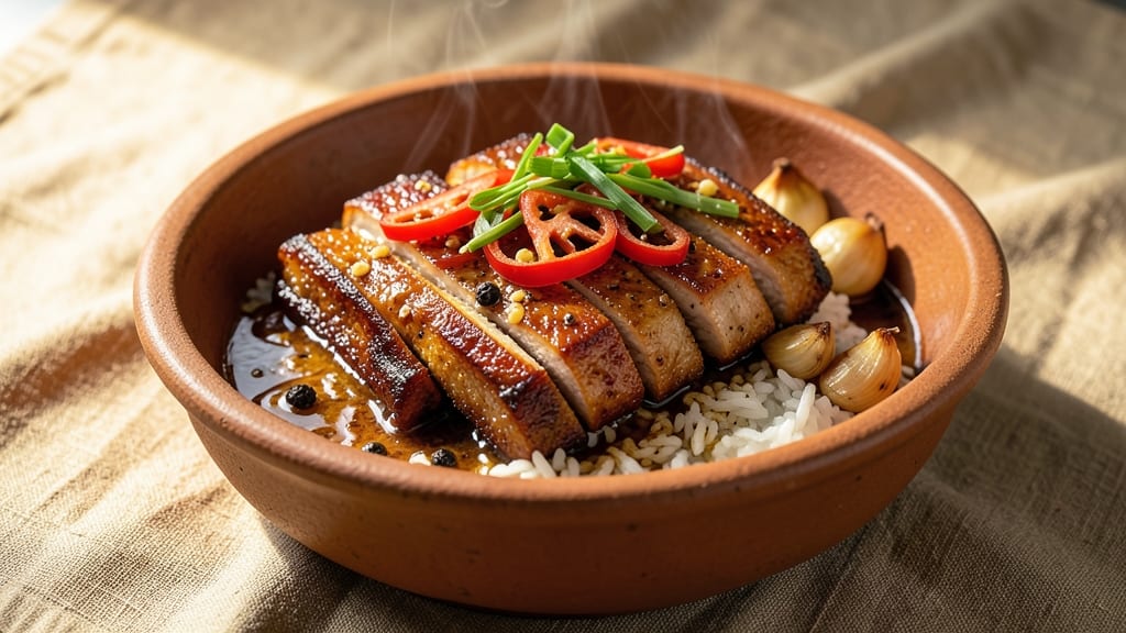 Braised Filipino Pork Belly Recipe: Caramelized Vinegar-Glaze Crisp