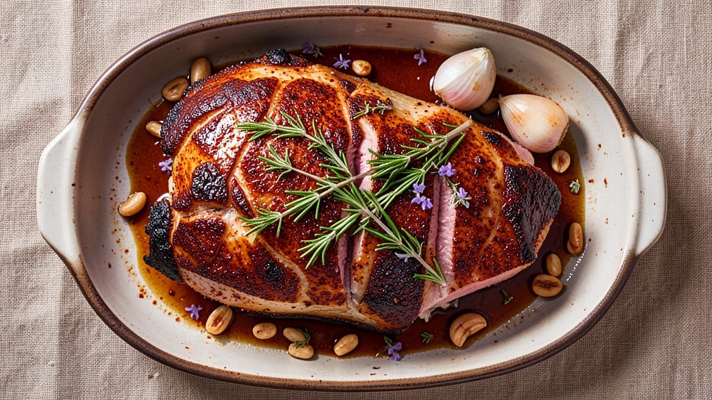 Bobby Flay's Pork Roast Recipe: Smoky Chipotle Crust Over Juicy Pink Centers