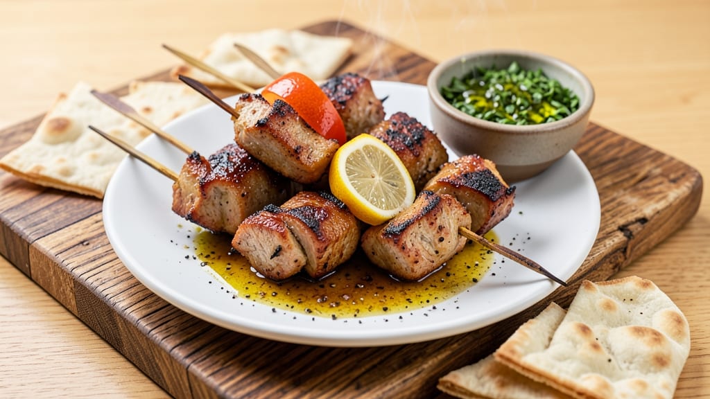 Authentic Pork Souvlaki Recipe: Charred Greek Grill Magic in 20 Minutes
