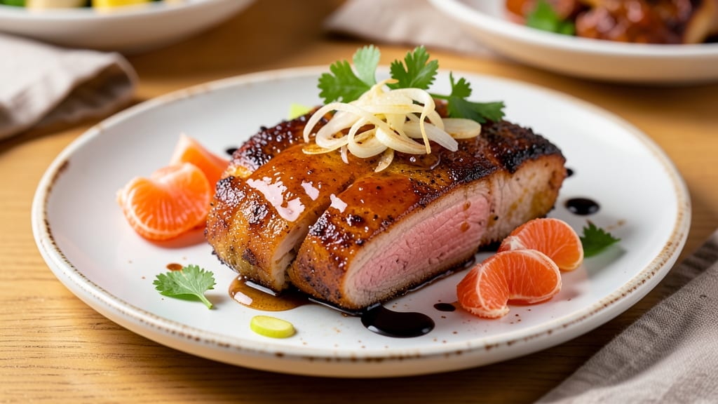 BJ's Mandarin Orange Glazed Pork Chop Recipe: Bright Citrus Glaze That Caramelizes on the Sear