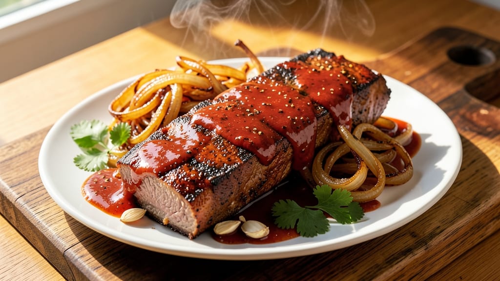 BBQ Pork Loin Marinade Recipe: Deep-Red Glaze That Caramelizes While Cooking