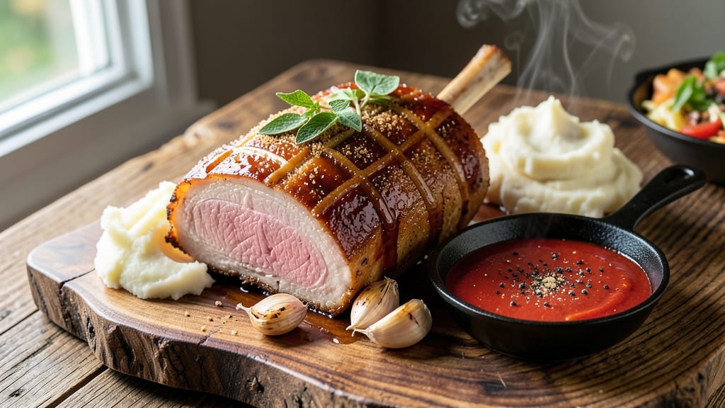 Bone-In Pork Shoulder Picnic Roast Recipe: Smoky Crust Meets Juicy Pink Centers