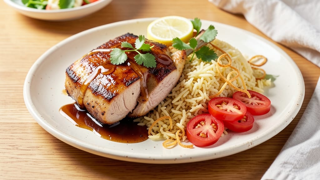 Cafe DE Coral Baked Pork Chop Rice Recipe: Sweet-Savory Glaze That Caramelizes Edges