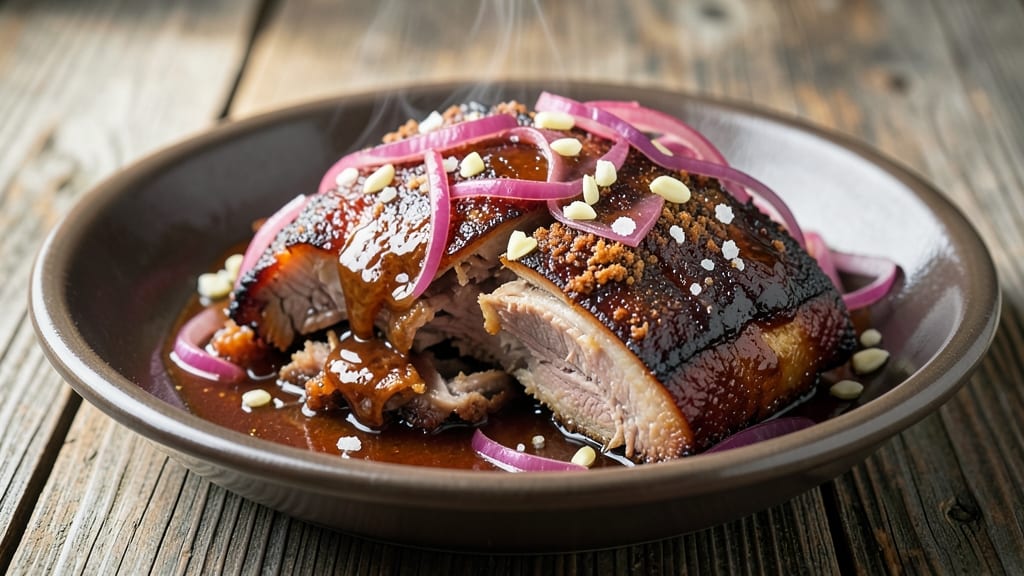 Binging With Babish Pulled Pork Recipe: Slow-Smoked Tenderness With Celery Crown Topping