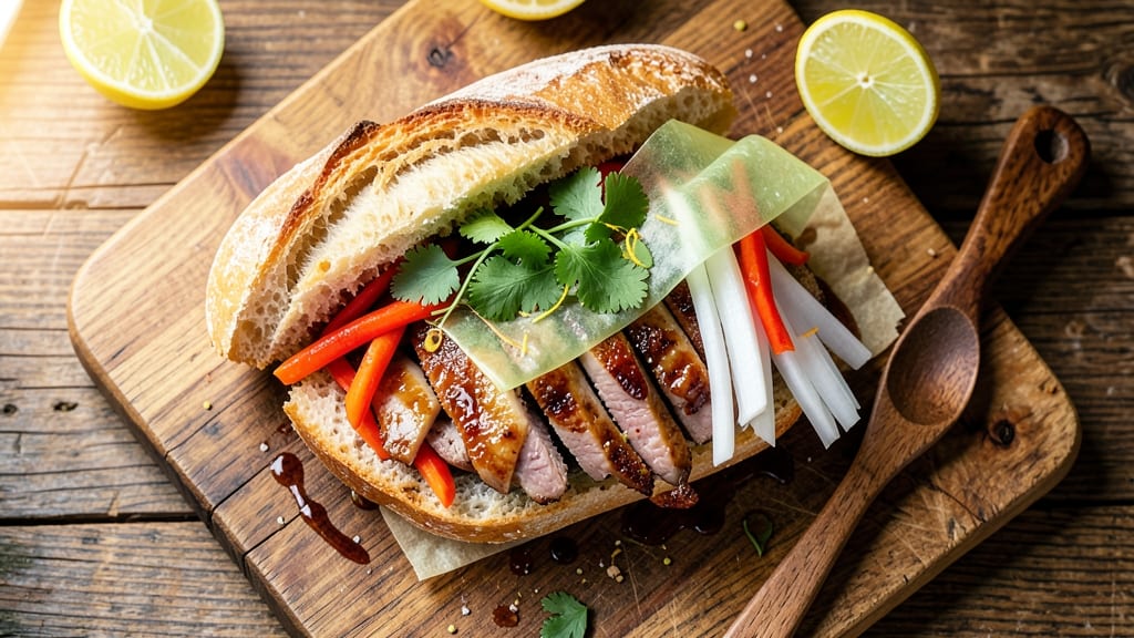 Banh Mi Pork Tenderloin Recipe: Crispy Baguette Sandwich With Tangy Pickled Veggies