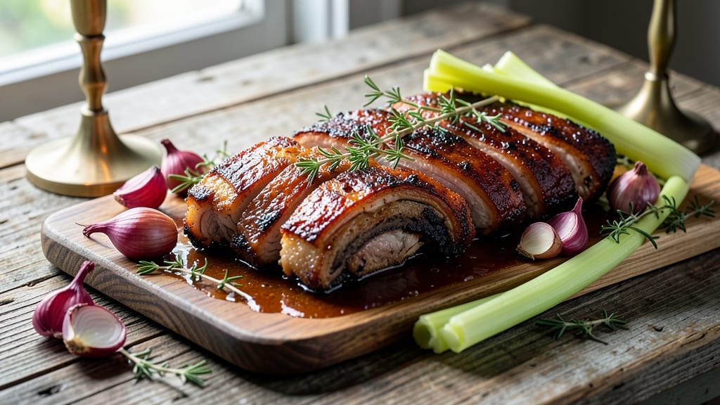 Bone in Pork Loin Country Style Ribs Recipe Slow Cooker: Slow-Cooked Crunch With Celery Crown Topping