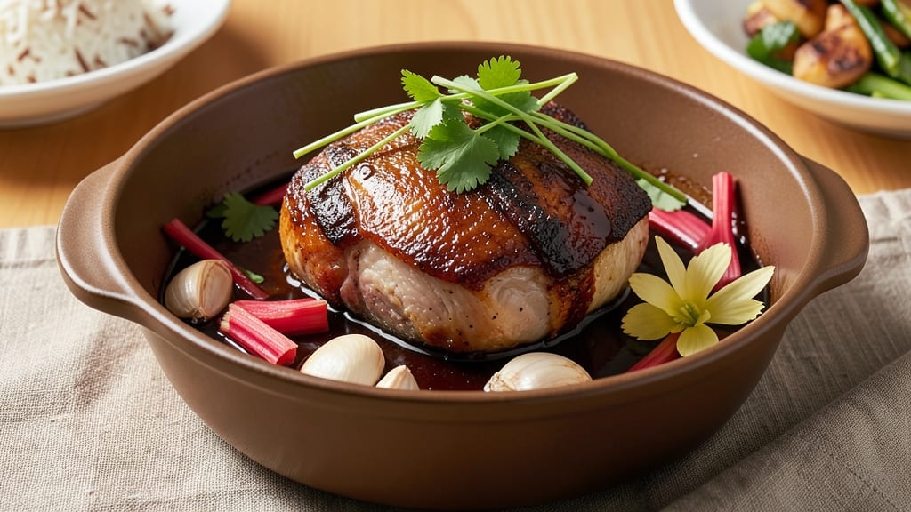 Braised Pork in Soy Sauce Recipe: Umami-Rich Shreds With Celery Crown Crunch