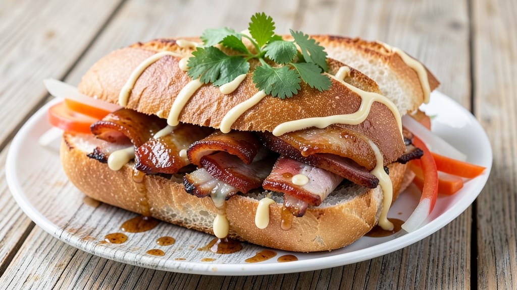 Authentic Pork Belly Banh Mi Recipe: Crispy Lardons and Tangy Pickled Magic