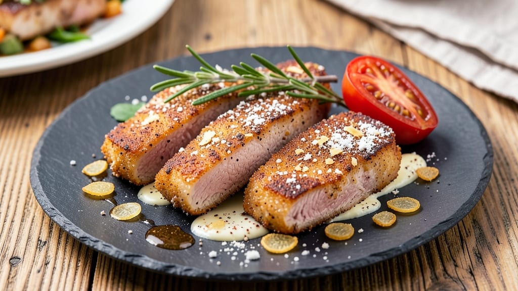 Breaded Pork Chops Recipe With Flour: Flour-Dusted Crunch and Juicy Pink Hearts