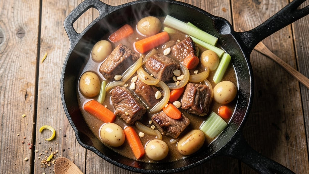 Canned Pork Stew Recipe: Hearty One-Pot Simmer With Celery Crunch