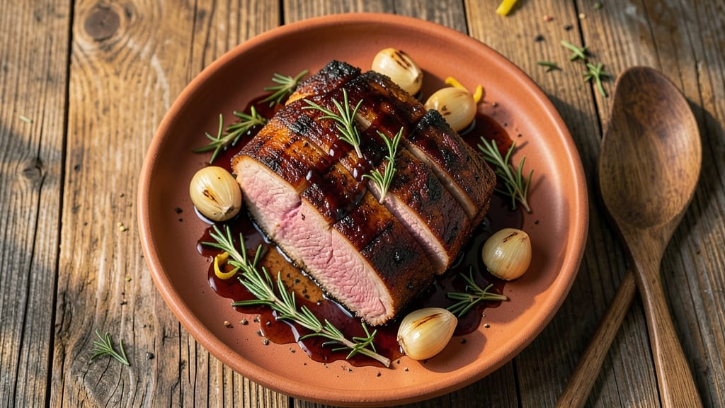 Balsamic Roasted Pork Loin Recipe: Caramelized Glaze and Crispy Skin Magic
