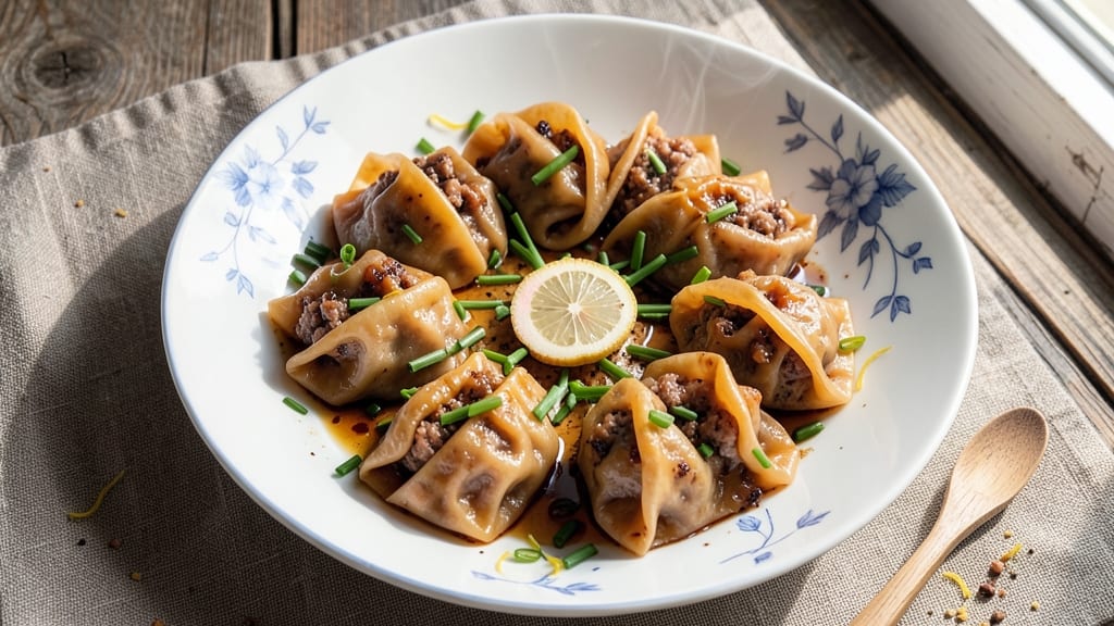 Pork Dumpling Recipe Steamed: Silky Wonton Wraps With Savory Broth