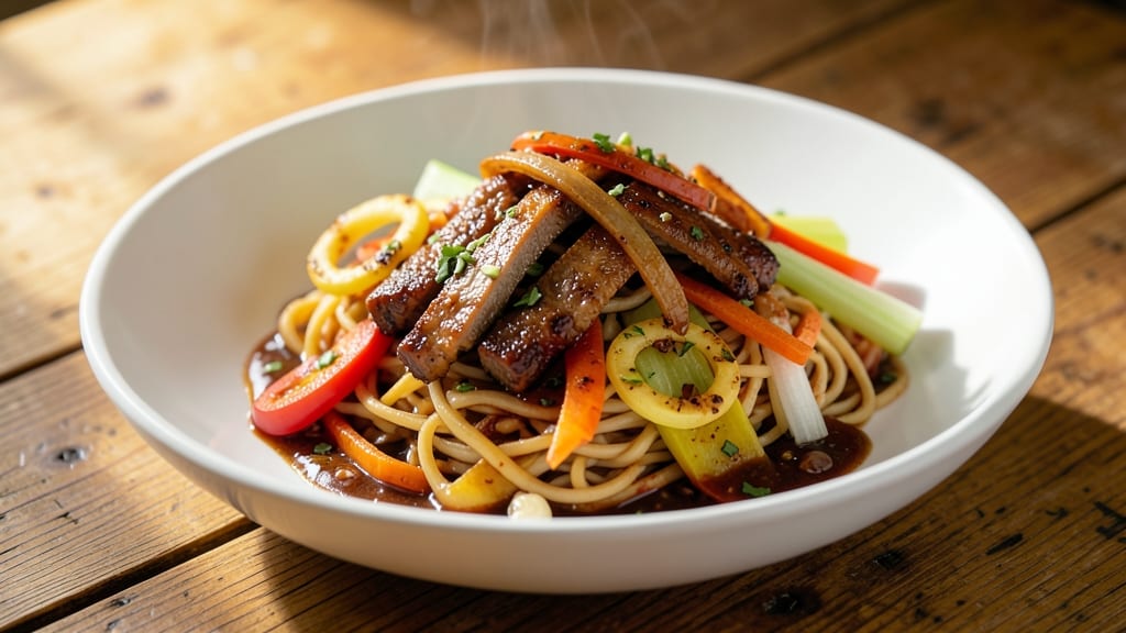 BBQ Pork Noodle Recipe: Smoky Sweet Sauce That Clings to Every Noodle