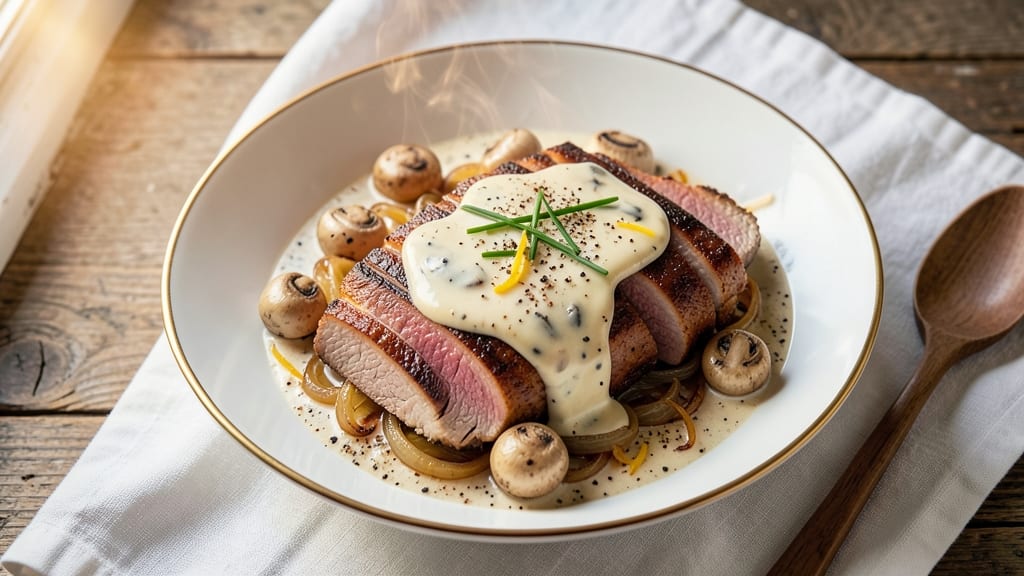 Pork Loin and Cream of Mushroom Soup Recipe: One-Pan Creamy Comfort with Golden Crust